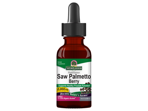 Nature’s Answer Saw Palmetto Berry Liquid Extract 60ml front label bottle