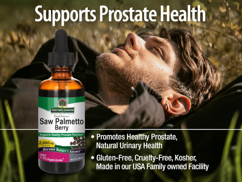 Nature’s Answer Saw Palmetto Berry Liquid Extract - 60ml