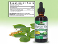 Nature’s Answer Slippery Elm Alcohol-Free Liquid Extract 60ml supplement facts label