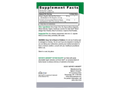 Nature's Answer Turmeric and Ginger Capsules 90 count supplement facts and directions
