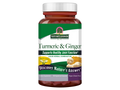 Nature's Answer Turmeric and Ginger Vegan Capsules 90 count herbal supplement front bottle label