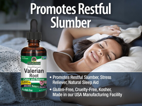Nature’s Answer Valerian Root Herbal Liquid Supplement - 30ml
