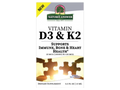 Nature's Answer Vitamin D3 and K2 Liquid Drops Lemon 15ml bottle &  box front label