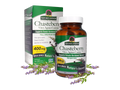 Nature’s Answer Chasteberry Vitex Agnus-Castus 400mg vegetarian capsules 90 count bottle & box front view on a white background