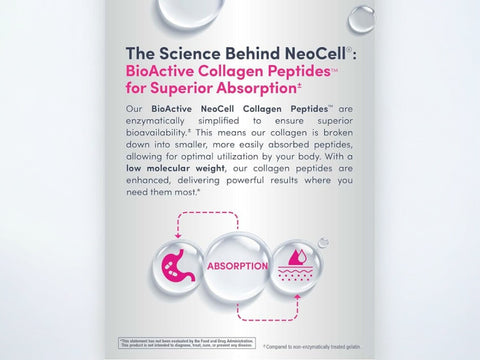 NeoCell Advanced Collagen Peptides with Hyaluronic Acid & Vitamin C - 390g