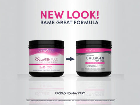 NeoCell Advanced Collagen Peptides 390g packaging may vary