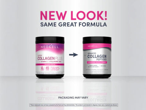 NeoCell Advanced Collagen Peptides 585g packaging may vary