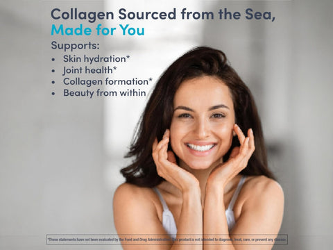 NeoCell Marine Collagen Peptides Powder with Vitamin C and MSM 200g product display