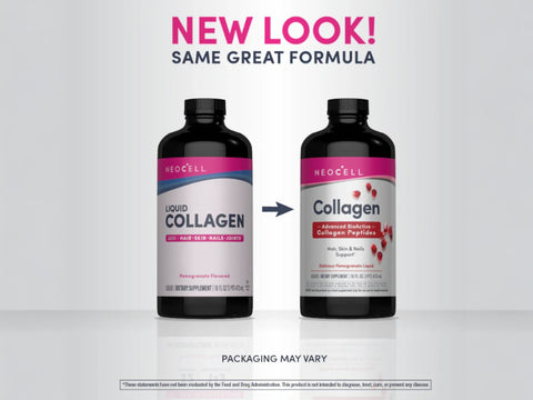 NeoCell Pomegranate Liquid Collagen 473ml packaging may vary