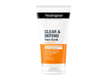 Neutrogena Clear & Defend 2% Salicylic Acid Face Scrub 150ml tube.