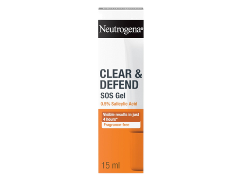 Neutrogena Clear & Defend Targeted Gel 15ml box.