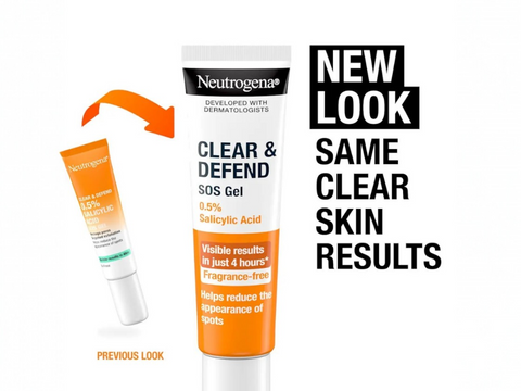 Neutrogena Clear & Defend Targeted Gel 15ml - 0.5% Salicylic Acid Formula