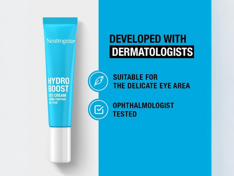 Neutrogena Hydro Boost Eye Cream 15ml - With Hyaluronic Acid & Vitamin E
