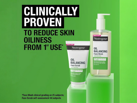 Neutrogena Oil Balancing Face Wash 200ml - With Lime & Aloe Vera for Oily Skin