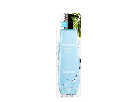 Neutrogena Rainbath Ocean Mist Shower & Bath Gel 1182ml pump bottle. Front view.