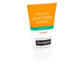 Neutrogena Visibly Clear Daily Scrub 150ml tube, blue and white packaging, isolated on white.