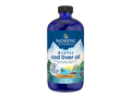 Nordic Naturals Arctic Cod Liver Oil 1060mg Omega-3 + Vitamin A – 473ml Orange Liquid bottle front label