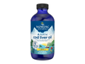 Nordic Naturals Arctic Cod Liver Oil 1060mg Omega-3 + Vitamin A – 237ml Lemon Liquid bottle front label