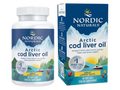 Nordic Naturals Arctic Cod Liver Oil Lemon Soft Gels 750mg Omega-3s – 90 Soft Gels bottle front label