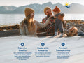 Nordic Naturals Arctic Cod Liver Oil Lemon Soft Gels 750mg Omega-3s – 90 Soft Gels product certifications and sustainability icons