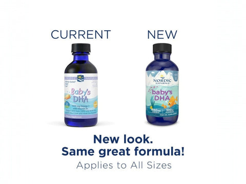 Nordic Naturals Baby DHA Liquid - 1050mg Omega-3 + 300 IU D3 - 60ml