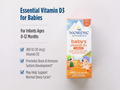Nordic Naturals Baby's Vitamin D3 Drops 400 IU Cholecalciferol – 22.5ml Liquid ingredients and product details panel
