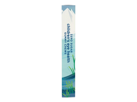 Nordic Naturals Children's Eye Gummies DHA Lutein Zeaxanthin – 30 Gummies box angled view
