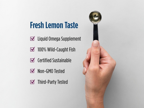 Nordic Naturals Complete Omega-3 Blend EPA DHA GLA Lemon Flavour – 237ml Liquid ingredients and product details panel
