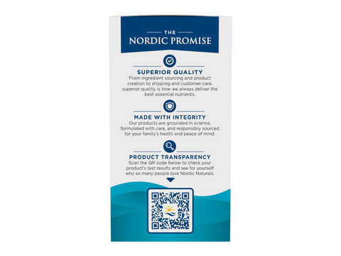 Nordic Naturals Complete Omega Soft Gels 565mg Omega-3 with GLA Lemon – Soft Gels bottle back label with product information