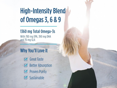 Nordic Naturals Complete Omega Xtra + GLA Lemon – 60 Softgels ingredients and product details panel