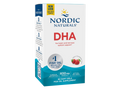 Nordic Naturals DHA Omega-3 830mg Non-GMO Strawberry Flavour Softgels – 90 Softgels bottle front label