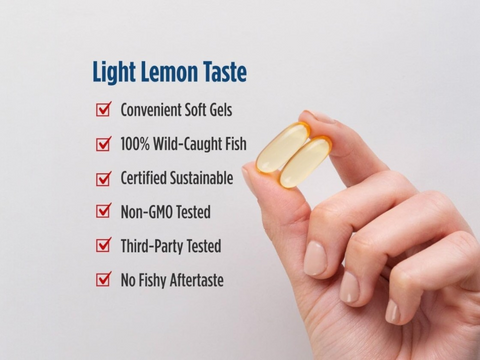 Nordic Naturals EPA Xtra 1640mg Omega-3 Lemon Softgels – 60 Softgels ingredients and product details panel