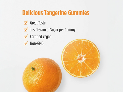Nordic Naturals Extra Strength Vitamin C 500mg, Tangerine - 60 Gummies