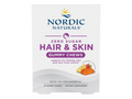Nordic Naturals Hair & Skin Gummies Zero Sugar Strawberry Lemonade – 27 Gummies box front packaging