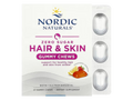 Nordic Naturals Hair & Skin Gummies Zero Sugar Strawberry Lemonade – 27 Gummies box front packaging