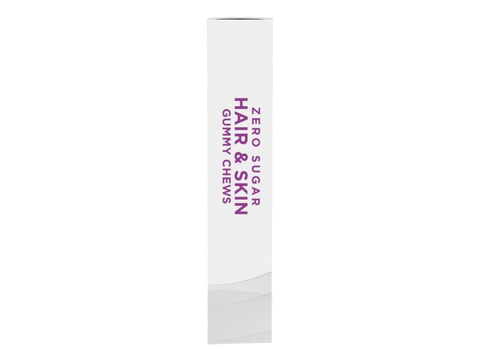 Nordic Naturals Hair & Skin Gummies Zero Sugar Strawberry Lemonade – 27 Gummies box angled view
