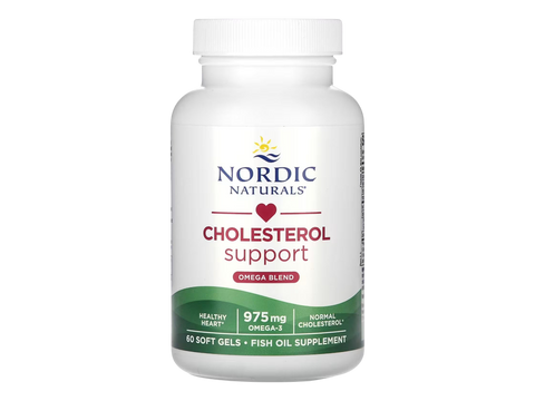 Nordic Naturals Heart Health Formula with Omega-3 and CoQ10 – 60 Softgels bottle front label