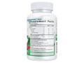 Supplement facts, ingredients and dosage instructions for children's probiotic gummies.