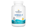 Nordic Naturals Omega-3 690mg EPA and DHA Fish Oil Softgels Lemon Flavour – 180 Softgels bottle angled view