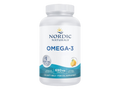 Nordic Naturals Omega-3 690mg EPA and DHA Fish Oil Softgels Lemon Flavour – 120 Softgels bottle angled view