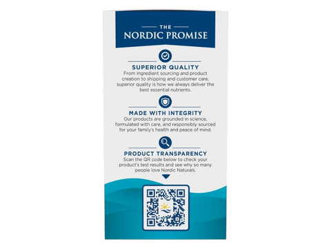 Supplement facts label for Omega-3D with Vitamin D3 and ingredients.