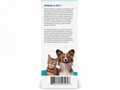 Nordic Naturals Omega-3 Pet Liquid Fish Oil Unflavoured for Dogs and Cats – 60ml Liquid bottle back label with product information