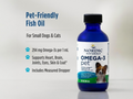 Nordic Naturals Omega-3 Pet Liquid Fish Oil Unflavoured for Dogs and Cats – 60ml Liquid ingredients and product details panel