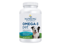 Nordic Naturals Omega-3 Pet Softgels for Dogs Unflavoured Fish Oil – 180 Softgels bottle front label