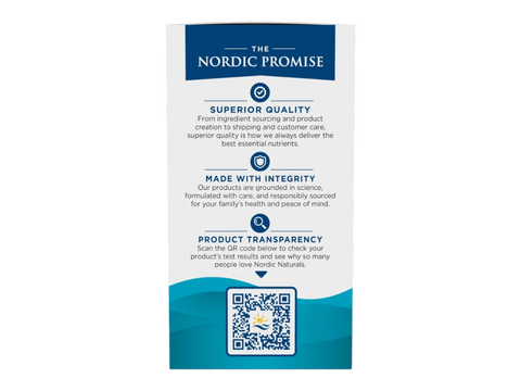 Nordic Naturals Omega-3 Phospholipids with Phosphatidylcholine – 60 Softgels bottle back label with product information