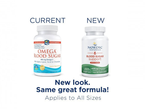 Nordic Naturals Omega Metabolic Blend with ALA and Chromium – 60 Soft Gels bottle front label