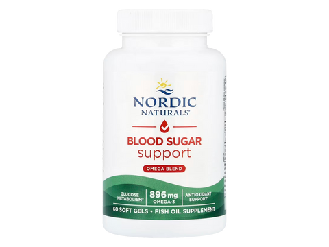 Nordic Naturals Omega Metabolic Blend with ALA and Chromium – 60 Soft Gels bottle angled view
