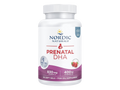 Nordic Naturals Prenatal DHA 830mg Omega-3 and Vitamin D3 Softgels – 90 Strawberry Softgels bottle angled view