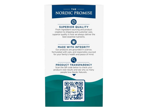 Nordic Naturals Probiotic 15 Billion CFU 13 Strains – 30 Vegan Capsules tub back label with product information