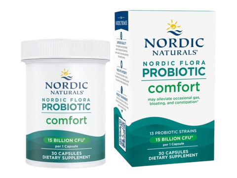 Nordic Naturals Probiotic 15 Billion CFU 13 Strains – 30 Vegan Capsules tub front label